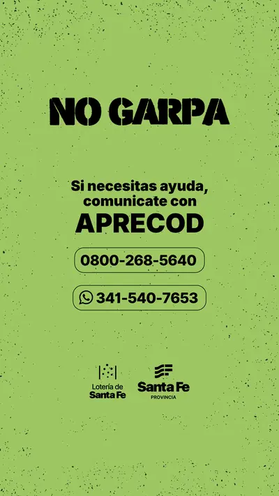 Placa de verde 15 con los teléfonos de APRECOD